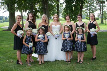 The Bridesmaids Captured by Jim Schwarz Photographers - Wedding Photographer Canal Winchester