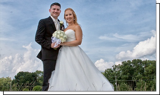Wedding Couple in Frame Captured by Jim Schwarz Photographers - Wedding Photography Columbus OH